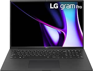 LG gram Pro 17-inch Thin and Lightweight Laptop, Intel Evo Edition - Intel Core Ultra 7 processor, Windows 11 Home, 32GB RAM, 2TB SSD, Black