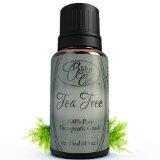 Tea Tree Oil By Ovvio Oils - Pure Australian Tea Tree Essential Oil - Melaleuca Alternifolia - is All Natural Therapeutic Grade Essential Oil - Antifungal and Aids Healing Skin Acne Wounds Bites and Rashes - Diffuse to Help Breathe Easier and Clear Sinus Congestion Large 15 ML Bottle