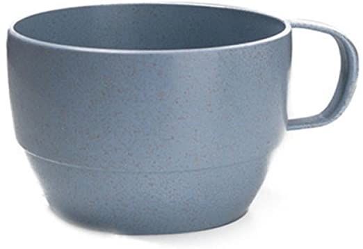 Weite Plastic Cups, 10.3oz, No BPA, 4 Colors Premium Unbreakable Drink Mugs for Water, Coffee, Milk, Juice, Tea (Blue)