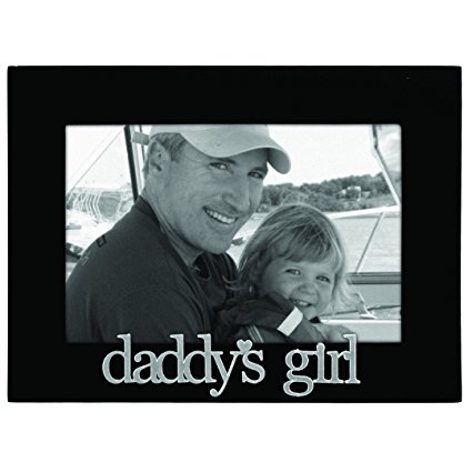 Malden International Designs Daddy's Girl Expressions Picture Frame, 4x6, Black