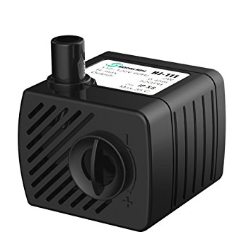 Songjoy 52GPH Submersible Water Pump for Aquarium Fountain Fish Tank Water Pump Hydroponics with 4.9ft Power Cord