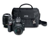 Nikon D3200 242 MP CMOS Digital SLR Camera with 18-55mm and 55-200mm Non-VR DX Zoom Lenses Bundle