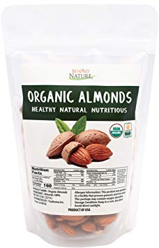 Beyond Nature, Raw Organic Almonds 16 oz (8 oz - Pack of 2)