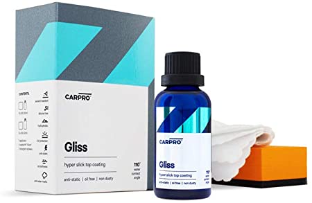 NEW! Version 2.0 | CarPro GLISS 30ml kit - Hyper Smooth Hydrophobic Paint Coating