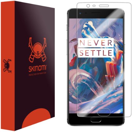 OnePlus 3 Screen Protector, Skinomi® TechSkin Full Coverage Screen Protector for One Plus 3 Clear HD Anti-Bubble Film - with Lifetime Warranty