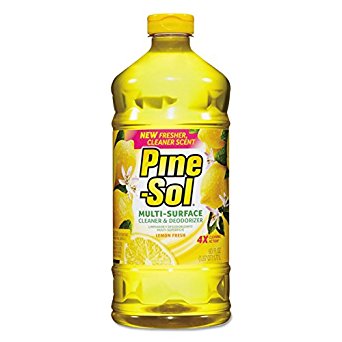 Pine-Sol 40239 Multi-Surface Cleaner, Lemon Fresh, 60oz Bottle (Case of 6)