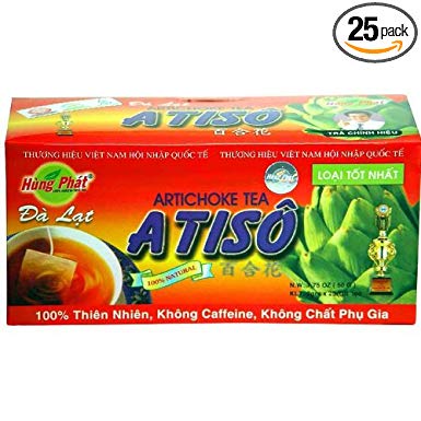 Artichoke Tea, Box of 25 Teabags, 50 Gram