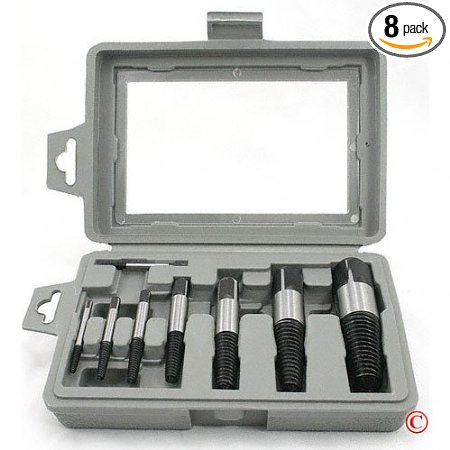 8 piece Easy Out Screw Bolt Extractor Set