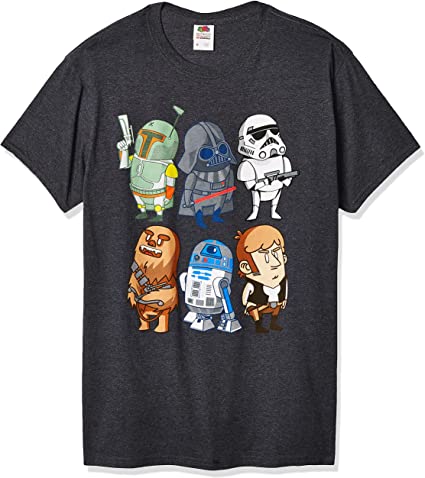 Star Wars Men's Doodles Graphic T-Shirt