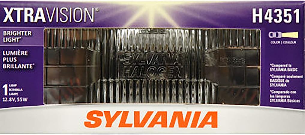 SYLVANIA - H4351 XtraVision Sealed Beam Headlight - Halogen Headlight Replacement Delivers More Downroad Visibility (Contains 1 Bulb)