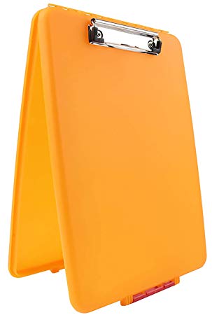 Dexas Slimcase Storage Clipboard, Orange