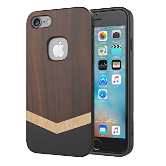 iPhone 7 Case, Slicoo® Slim Wood Protective Cover Case for iPhone 7 (2016), [Nature Series] [Lifetime Warranty]