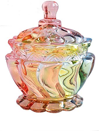 Glass Design Sugar Bowls Decorative Candy Dishes Sweet Jars Storage Jar
