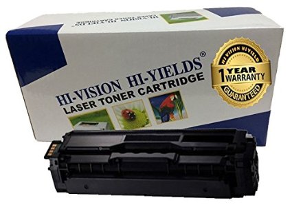 HI-VISION HI-YIELDS ® Compatible Toner Cartridge Replacement for Samsung CLT-K504S (Black)