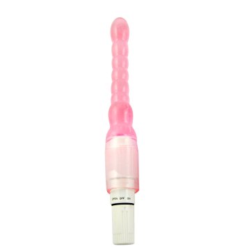 Y-Not Jelly Anal Vibrator Beads Dildo Vibration Massager Sex Toys Masturbation Butt (Pink)