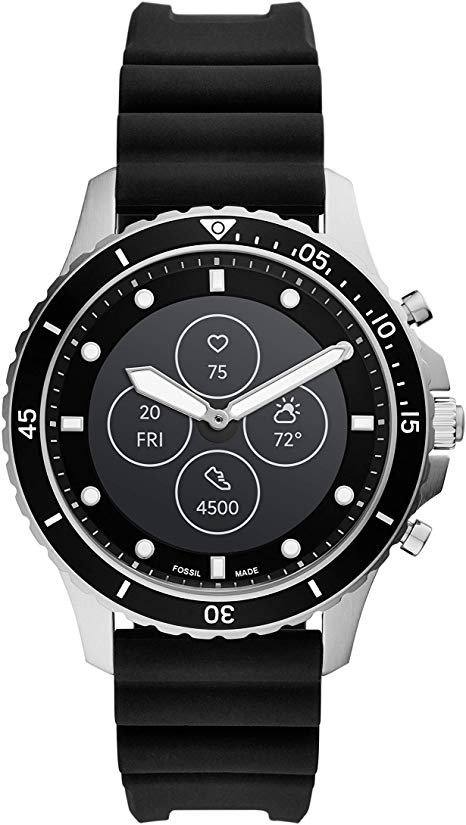 Fossil Hybrid Smartwatch HR with Always-On Readout Display, Heart Rate, Activity Tracking, Smartphone Notifications, Message Previews