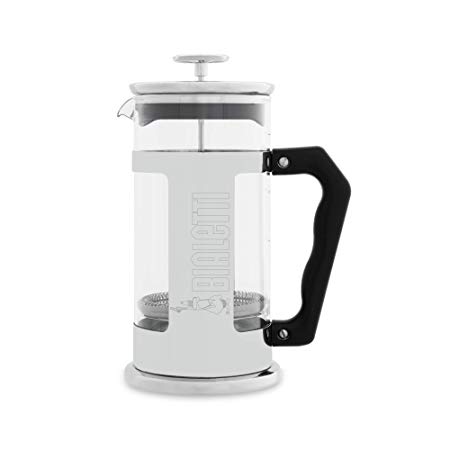 Bialetti 06704 12-Cup French Press Coffee Maker, Stainless Steel, Silver