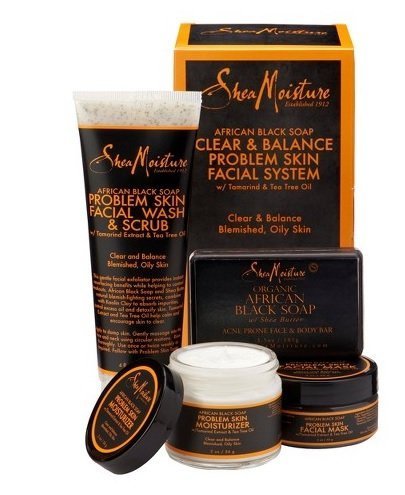 Shea Moisture African Black Soap Acne Care Kit