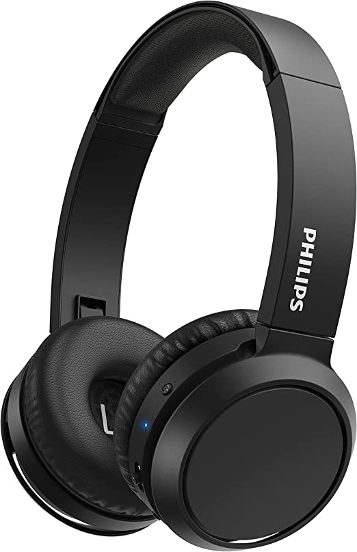 Philips H4205 On-Ear Wireless Headphones with 32mm Drivers and BASS Boost on-Demand, Black