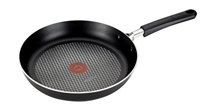 T-fal C08502 OptiCook Thermo-Spot Titanium Nonstick Dishwasher Safe Oven Safe Fry Pan Cookware, 7.5-Inch, Black