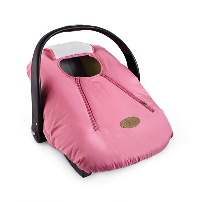 Cozy Cover Infant Car Seat Cover (Pink) - The Industry Leading Infant Carrier Cover Trusted By Over 5.5 Million Moms Worldwide For Keeping Your Baby Cozy & Warm