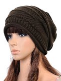 Molly Womens Winter Beanie Knit Crochet Ski Hat Oversized Cap Hat Warm