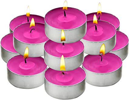 Light In The Dark Citronella Pomegranate Soft Scented Tealight Candles Set of 30
