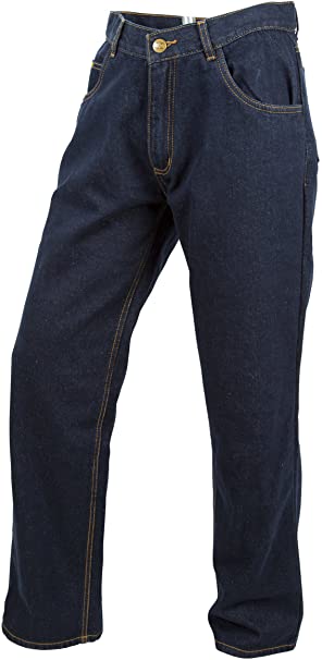 ScorpionExo Covert Jeans Men's Reinforced Motorcycle Pants (Blue, Size 40)