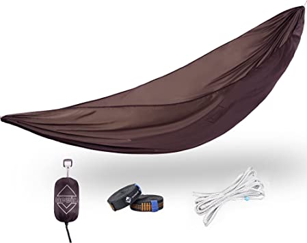 onewind 11’ Ultralight Backpacker Camping Hammock Single, Portable Compact Ridgeline Hammock-Perfect for Hiking, Camping,Travel