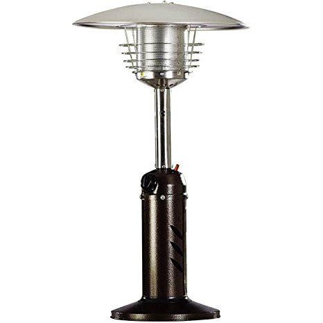 Hanover HAN0204HB Mini Umbrella Tabletop Propane Patio Heater