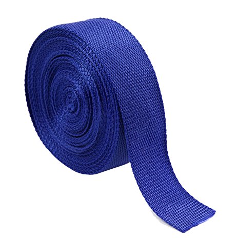 Nylon Heavy Webbing Strap, Ning store Straps Webbing for Home Yard Warehouse (34feet) (2 inch blue)