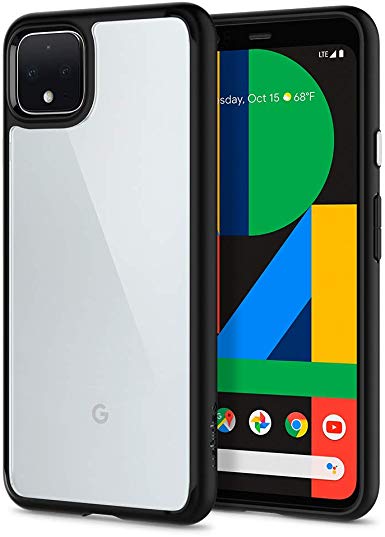 Spigen Case Ultra Hybrid Works with Google Pixel 4 XL Case (2019) - Matte Black