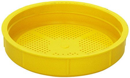 The Sprout House Yellow Sprouting Lid for Wide Mouth Mason Jar BPA FREE ,1.6 Ounce