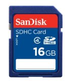 SanDisk 16GB Class 4 SDHC Memory Card Frustration-Free Packaging- SDSDB-016G-AFFP Label May Change