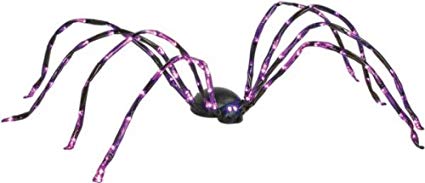 Energy Efficient LED Light Spider Size: 14", Color: Purple