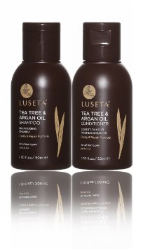 Luseta Tea Tree & Argan Oil Shampoo & Conditioner Set 2x1.69oz
