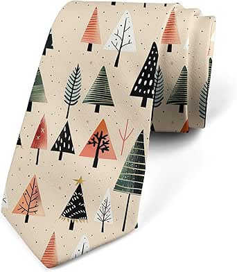 Ambesonne Multicolor Modern Men's Tie