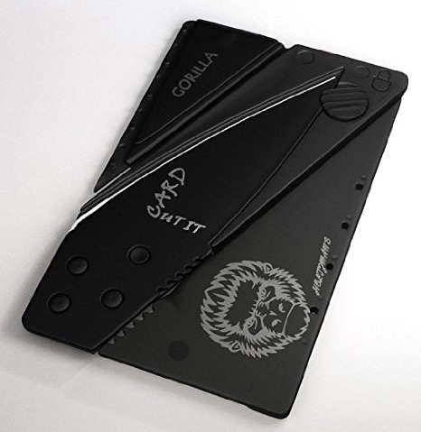 Credit Card Sized Folding Wallet Knife- Its the Perfect Pocket Survival Tool Looks Great with a Durable Stainless Steel Its Cool Portable Practical and Lightweight with a Lifetime Guarantee