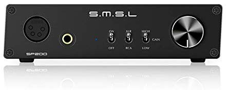 S.M.S.L SP200 Headphone Amp THX AAA 888 Technology XLR RCA Balanced Headphone Amplifier