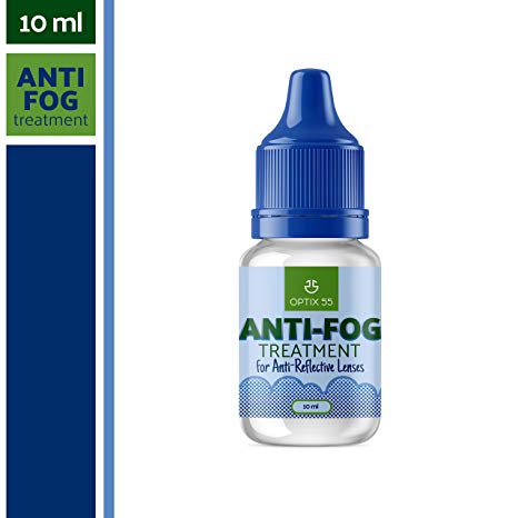 Anti-Fog Treatment for Anti-Reflective Lenses | Superior Defogger for AR Glasses | Anti fog for Goggles, Glasses, Ski Masks | Eyeglasses Fog Cleaner Prevents Lens Fog for Days | Made in the USA, 10ml