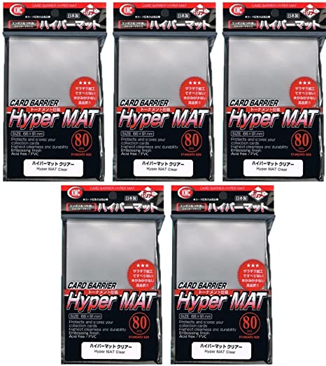 Hyper Matte Sleeves (400 Pack), Clear