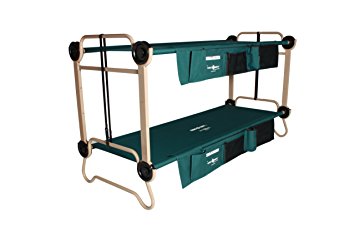 Disc-O-Bed Large with Organizers and Leg Extensions