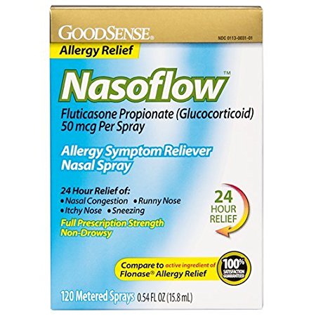 GoodSense Nasoflow Allergy Symptom Reliever Nasal Spray, 0.54 fl oz