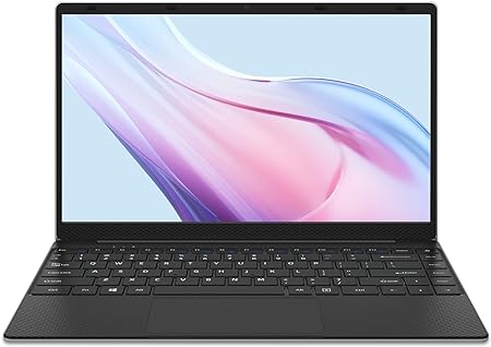 jumper Laptop 14 Inch 16GB DDR4 256GB SSD, Intel Core i3, Win 10 Notebook, 2.4GHz, 2.4G   5G WiFi, Bluetooth, with QWERTZ DE Keyboard Protector, 256GB TF Card Extension