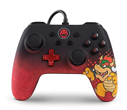 PowerA Wired Controller for Nintendo Switch - Bowser, Gamepad, Game controller, Wired controller, Officially licensed