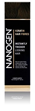 Nanogen Keratin Thickening Hair Fibres, 30 g, Dark Brown