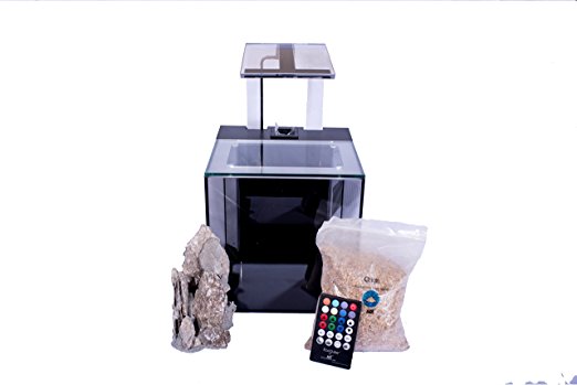 BLACK FRIDAY EXTENDED PRICE CUT - EcoQube Aquarium - Desktop Betta Fish Tank For Living Office And Home Décor