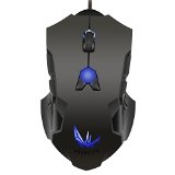 Etekcity Scroll Alpha High Precision 8200 DPI Wired USB Laser Gaming Mouse for PC 8 Programmable Buttons 5 User Profiles Omron Micro Switches
