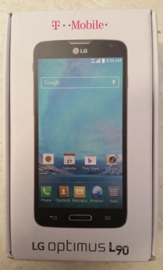 LG Optimus L90 D415 4G GSM Android Smartphone, T-Mobile, Grey