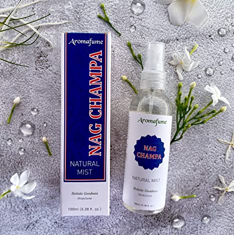 Aromafume Nag Champa - Meditation and Wellness Natural Mist (3.3 Oz) Clean, Smoke-Free, Non Toxic Alternative to Incense & a Fantastic Way to imbibe Your Favorite New-Age Aromatic Delight